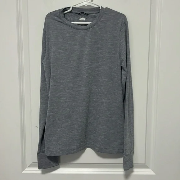 Rei CO-op Kids Gray Sahara Shade Long Sleeve T-Shirt size 10-12 - Picture 2 of 5